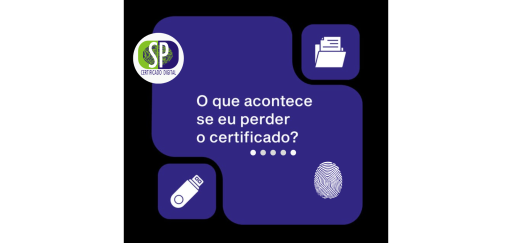perder o certificado digital